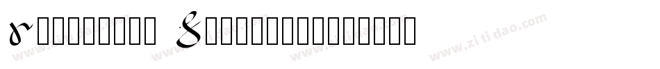 Rotherdam Signature字体转换